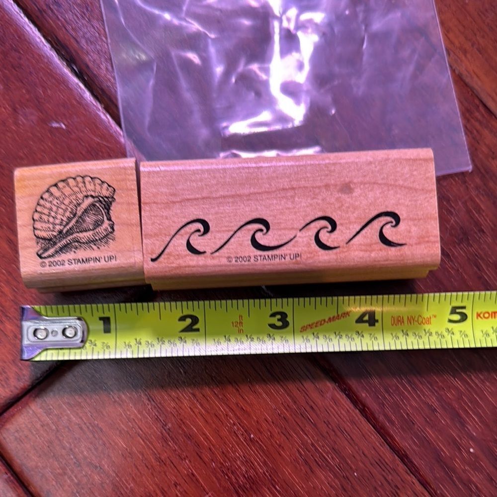 Stampin' Up! Shell and Wave Wooden Stamps